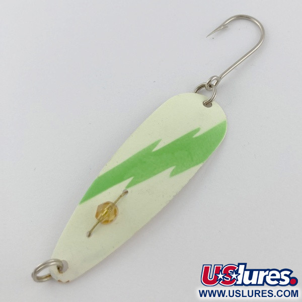 Red Eye Lures Red Eye Evil Eye Glow, nikiel/biały Glow - świeci w ciemności, 6 g błystka wahadłowa #23986