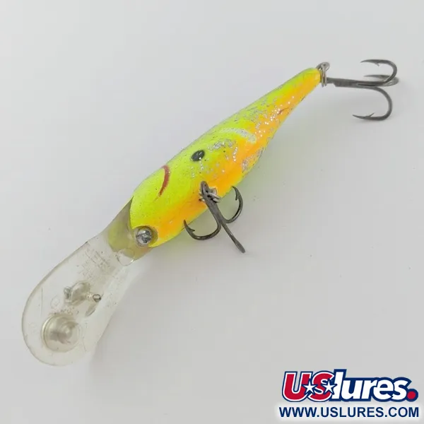  Rebel Double Deep Shad, Chartreuse, 5 g wobler #23991