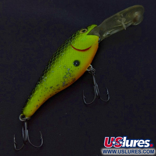  Rebel Double Deep Shad, Chartreuse, 5 g wobler #23991