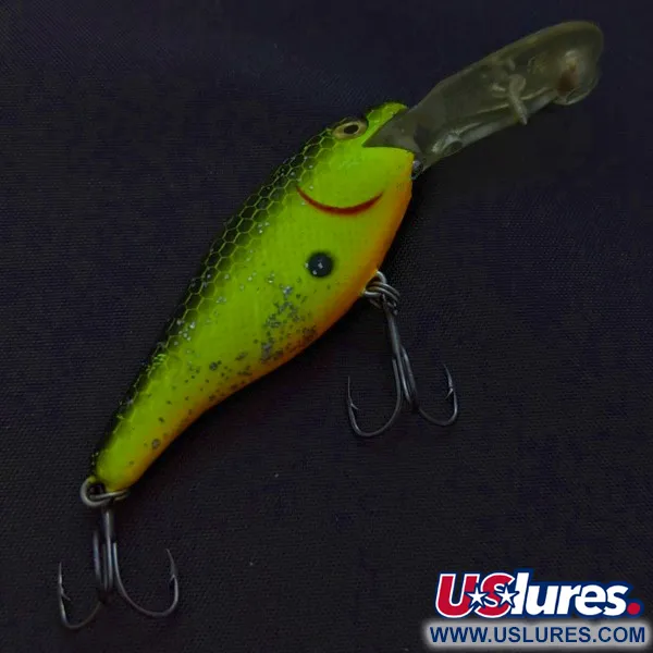 Rebel Double Deep Shad, Chartreuse, 5 g wobler #23991