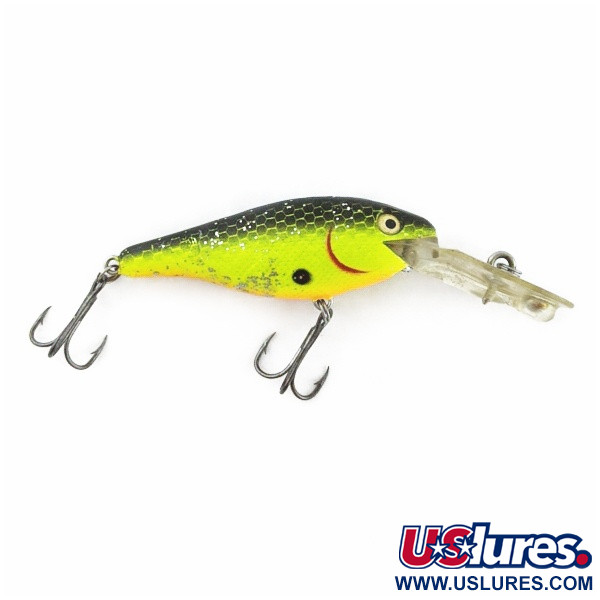  Rebel Double Deep Shad, Chartreuse, 5 g wobler #23991