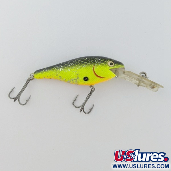  Rebel Double Deep Shad, Chartreuse, 5 g wobler #23991