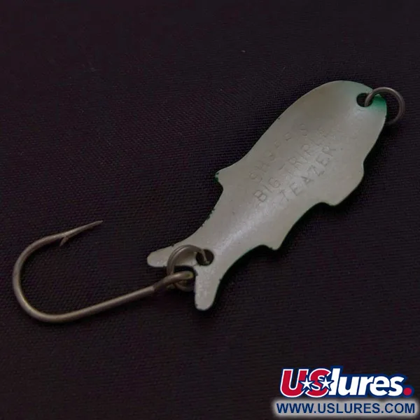 Shoff's Big Triple Teazer, Frog, 2 g błystka wahadłowa #24022