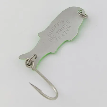 Shoff's Big Triple Teazer, green, 2 g błystka wahadłowa #24024