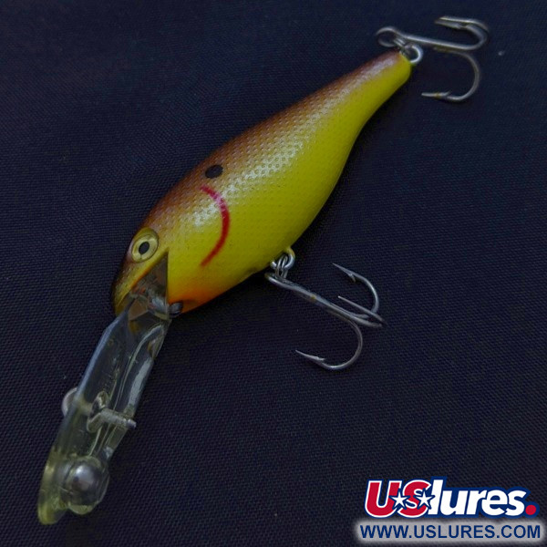 Rebel Double Deep Shad, brown/yellow, 5 g wobler #24030