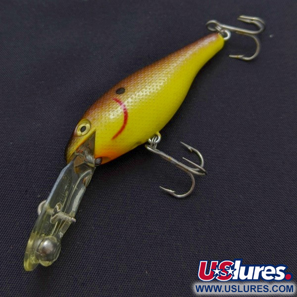  Rebel Double Deep Shad, brown/yellow, 5 g wobler #24030
