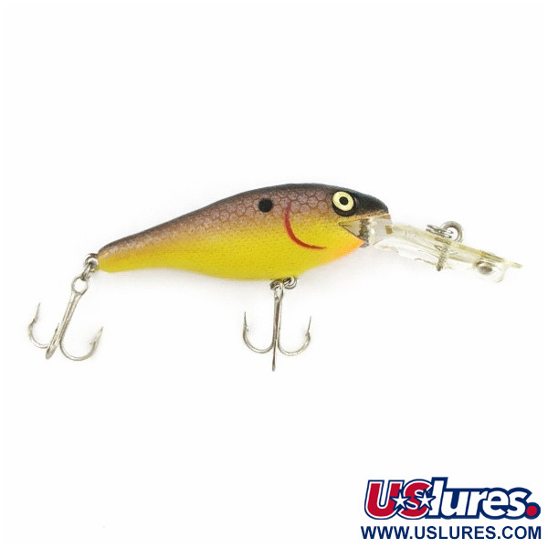  Rebel Double Deep Shad, brown/yellow, 5 g wobler #24030