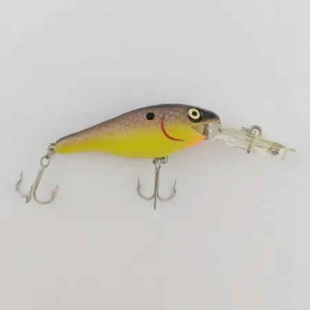 Rebel Double Deep Shad, brown/yellow, 5 g wobler #24030