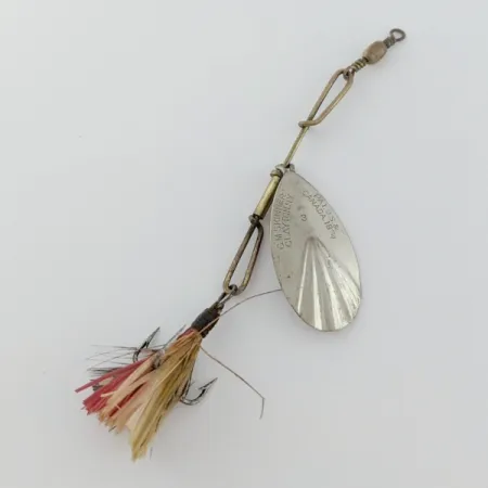 G.M. Skinner 3 ( pat. Canada 1874), srebrny/czerwony, 5 g błystka obrotowa #24034