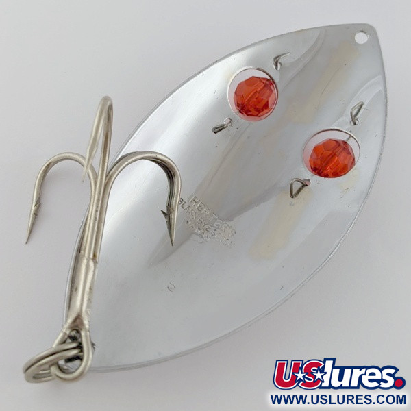  Herter's Glass Eye Spoon, nikiel/czerwone oczy, 60 g błystka wahadłowa #24036