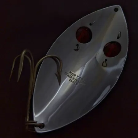 Herter's Glass Eye Spoon, nikiel/czerwone oczy, 60 g błystka wahadłowa #24036