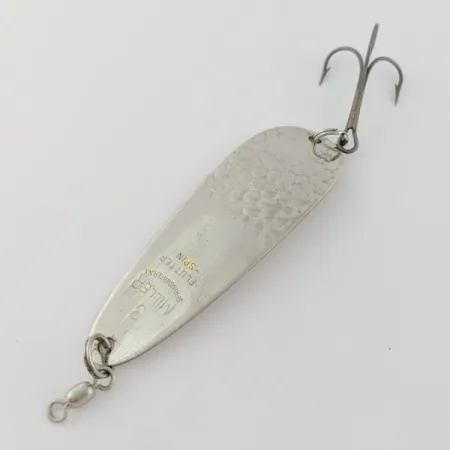 Miller Flutter Spin 3 Wahadłówka, Srebro, 1/2oz, Hammered Finish, #24041