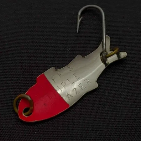 Shoff's Triple Teazer, czerwony/nikiel, 1 g błystka wahadłowa #24071