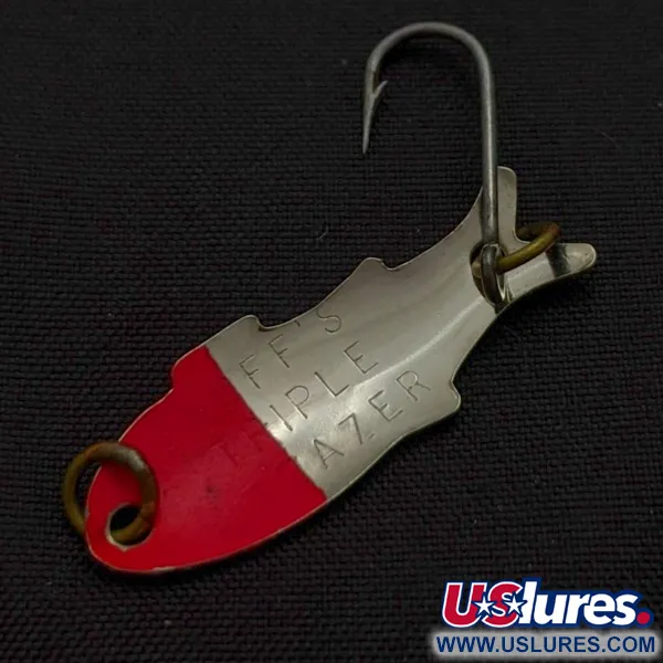  Shoff's Triple Teazer, czerwony/nikiel, 1 g błystka wahadłowa #24071