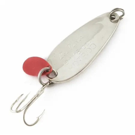 Les Davis Hotrod, нікель/червоний, 5 g błystka wahadłowa #24072