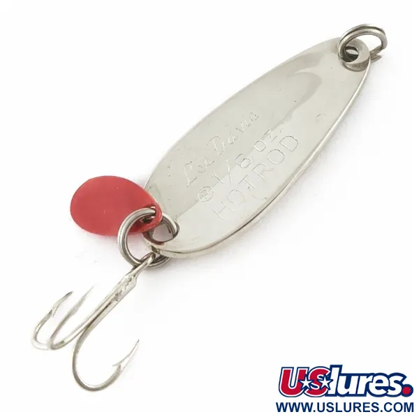  Les Davis Hotrod, нікель/червоний, 5 g błystka wahadłowa #24072