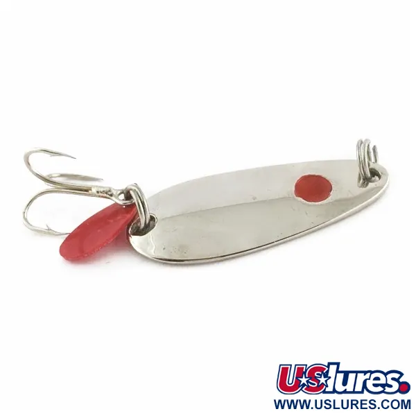  Les Davis Hotrod, нікель/червоний, 5 g błystka wahadłowa #24072