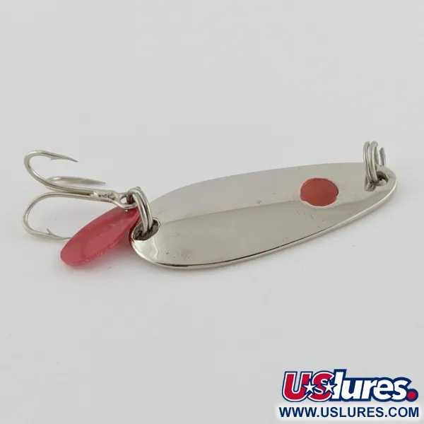  Les Davis Hotrod, нікель/червоний, 5 g błystka wahadłowa #24072