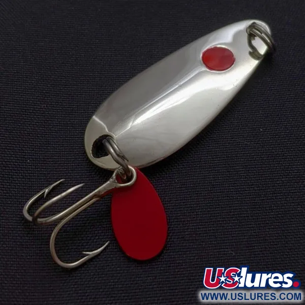  Les Davis Hotrod, нікель/червоний, 5 g błystka wahadłowa #24072