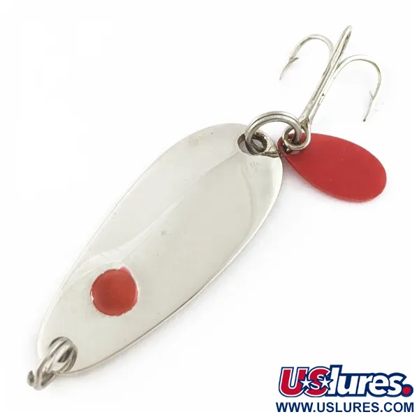  Les Davis Hotrod, нікель/червоний, 5 g błystka wahadłowa #24072