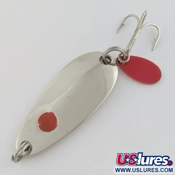  Les Davis Hotrod, нікель/червоний, 5 g błystka wahadłowa #24072