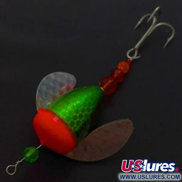 Yakima Bait Worden's Spin-n-Glo, green/red, 8 g błystka obrotowa #24082