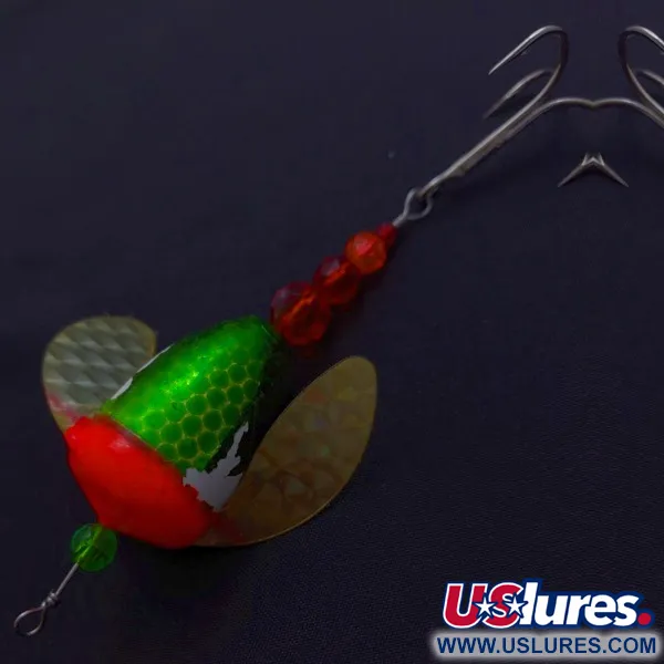 Yakima Bait Worden's Spin-n-Glo, green/red, 8 g błystka obrotowa #24082