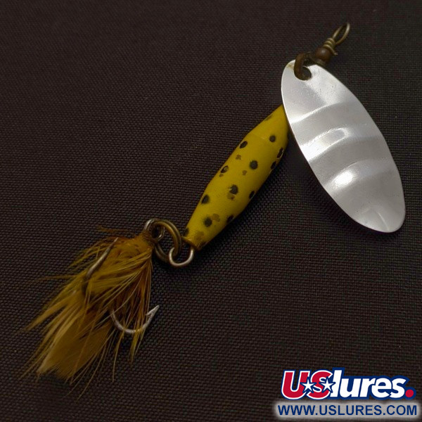  Abu Garcia Spinnaren Reflex, nickel/yellow, 6 g błystka obrotowa #24084