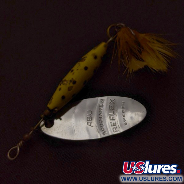  Abu Garcia Spinnaren Reflex, nickel/yellow, 6 g błystka obrotowa #24084