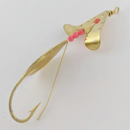 Lindy / Little Joe Lindy Skitter-Buzz Weedless , red/gold, 7 g błystka wahadłowa #24094