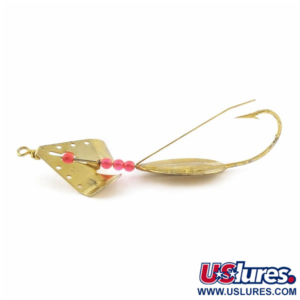 Lindy / Little Joe Lindy Skitter-Buzz Weedless , red/gold, 7 g błystka wahadłowa #24094