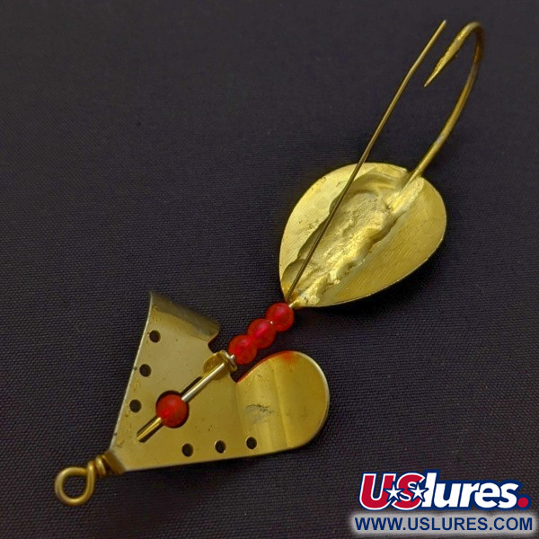 Lindy / Little Joe Lindy Skitter-Buzz Weedless , red/gold, 7 g błystka wahadłowa #24094
