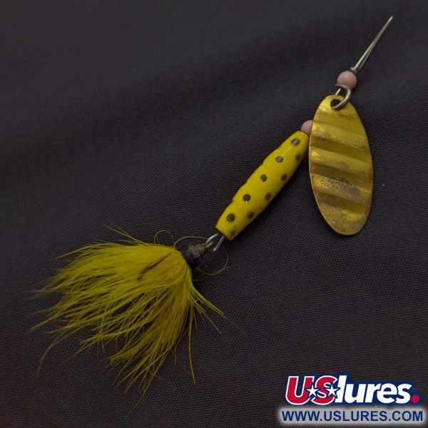  Luhr Jensen Shyster, żółte złoto, 7 g błystka obrotowa #24096