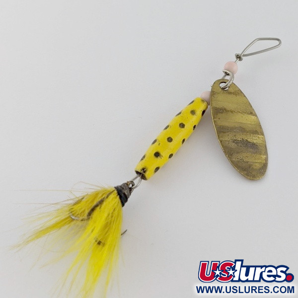  Luhr Jensen Shyster, żółte złoto, 7 g błystka obrotowa #24096