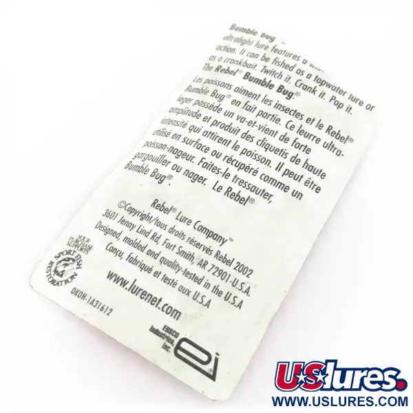  Rebel Bumble Bug, Bumble Bug, 3 g wobler #24098