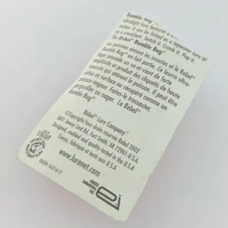 Rebel Bumble Bug, Bumble Bug, 3 g wobler #24098