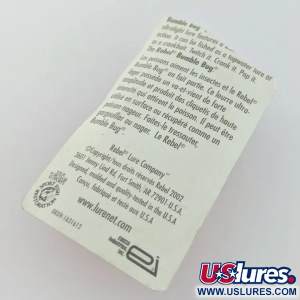  Rebel Bumble Bug, Bumble Bug, 3 g wobler #24098