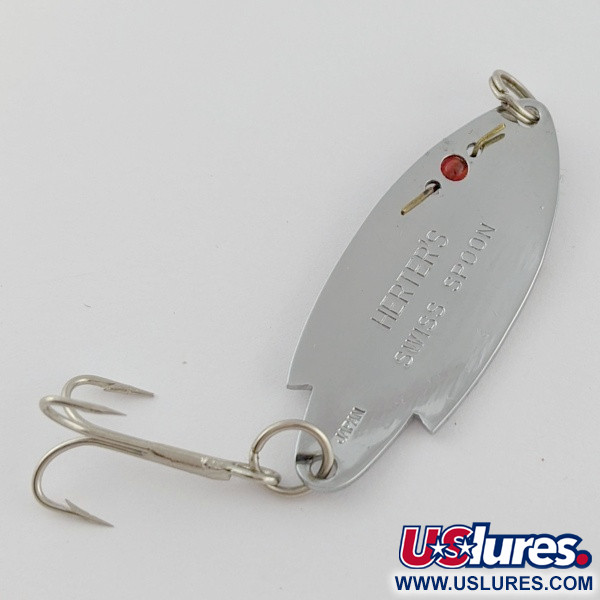   Herter's Swiss Spoon (Japan), nikiel/czerwone oczy, 7 g błystka wahadłowa #24099