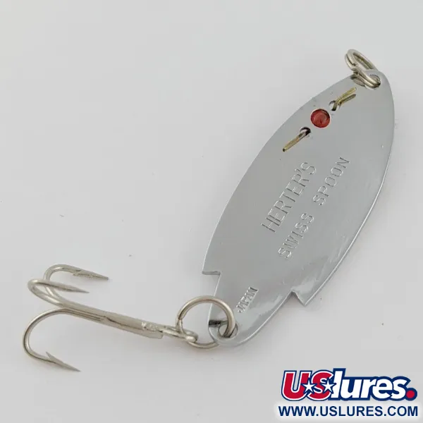  Herter's Swiss Spoon (Japan), nikiel/czerwone oczy, 7 g błystka wahadłowa #24099