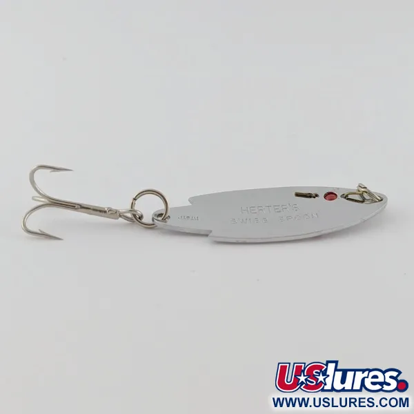  Herter's Swiss Spoon (Japan), nikiel/czerwone oczy, 7 g błystka wahadłowa #24099