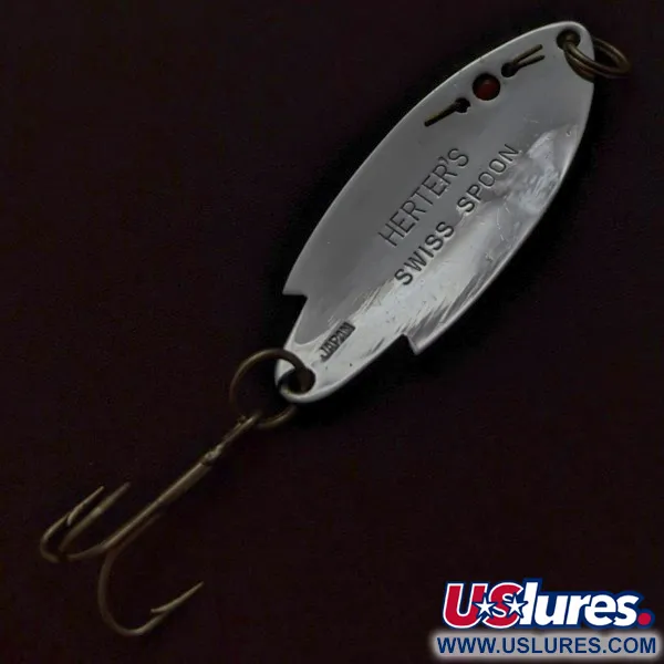  Herter's Swiss Spoon (Japan), nikiel/czerwone oczy, 7 g błystka wahadłowa #24099