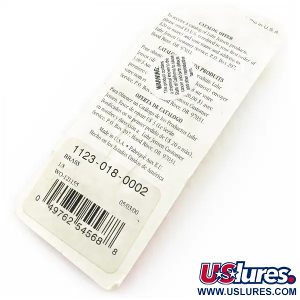  Luhr Jensen Lil' Kroc (Krocodile Stubby), gold, 4,5 g błystka wahadłowa #24131