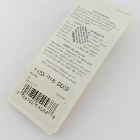 Luhr Jensen Lil' Kroc (Krocodile Stubby), gold, 4,5 g błystka wahadłowa #24100