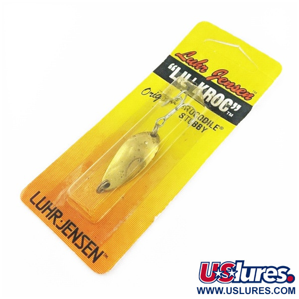  Luhr Jensen Lil' Kroc (Krocodile Stubby), gold, 4,5 g błystka wahadłowa #24100