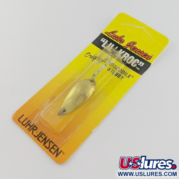  Luhr Jensen Lil' Kroc (Krocodile Stubby), gold, 4,5 g błystka wahadłowa #24100