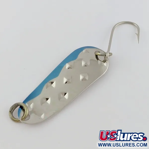  Luhr Jensen Alpena Diamond, nikiel/niebieski, 5,5 g błystka wahadłowa #24111