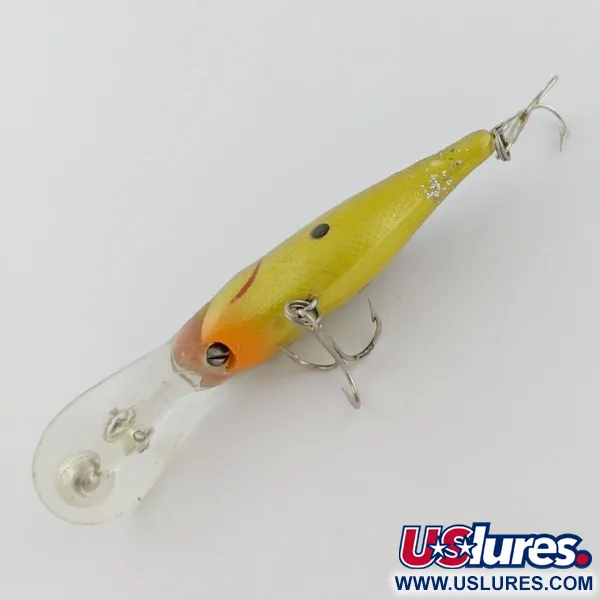  Rebel Double Deep Shad, brown/yellow, 5 g wobler #24155