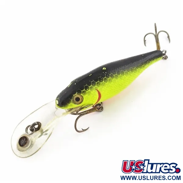  Rebel Double Deep Shad, Chartreuse, 5 g wobler #24156