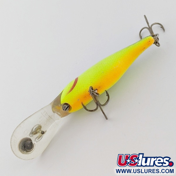  Rebel Double Deep Shad, Chartreuse, 5 g wobler #24156