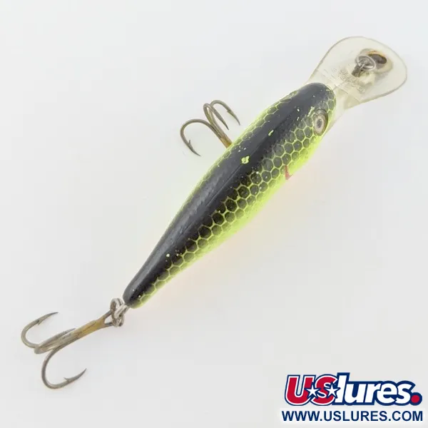  Rebel Double Deep Shad, Chartreuse, 5 g wobler #24156